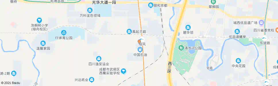 成都花龙门小区_公交站地图_成都公交_妙搜公交查询2024