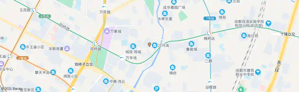 成都长天路中_公交站地图_成都公交_妙搜公交查询2024