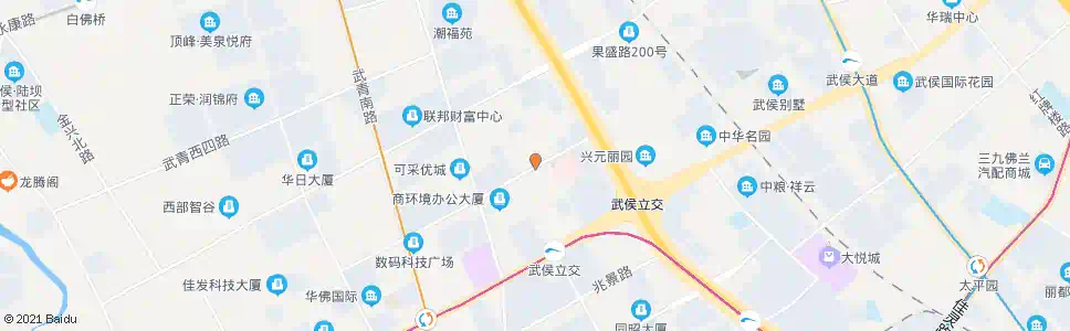 成都武科东二路_公交站地图_成都公交_妙搜公交查询2024