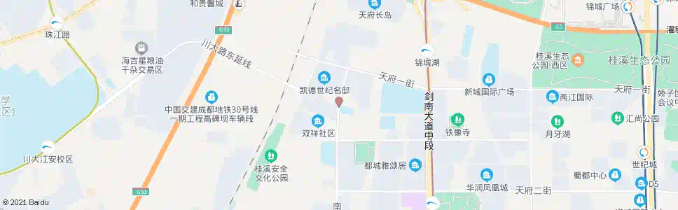 成都南华路盛安街口_公交站地图_成都公交_妙搜公交查询2024