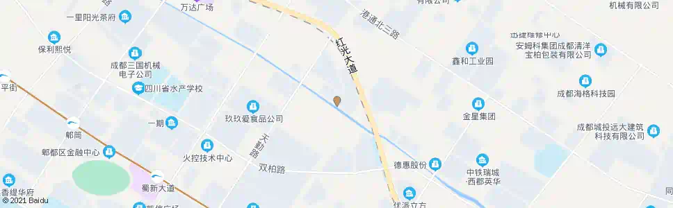 成都檬柏路_公交站地图_成都公交_妙搜公交查询2024