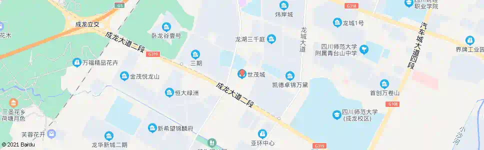 成都世茂城_公交站地图_成都公交_妙搜公交查询2024