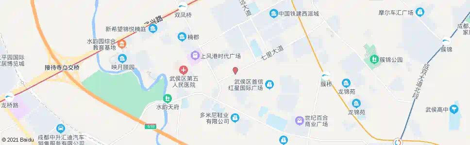 成都七里大道_公交站地图_成都公交_妙搜公交查询2024