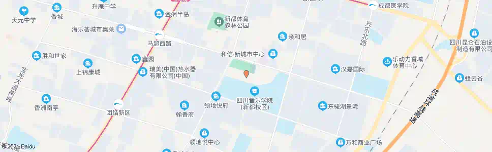 成都四川音乐学院北门_公交站地图_成都公交_妙搜公交查询2024