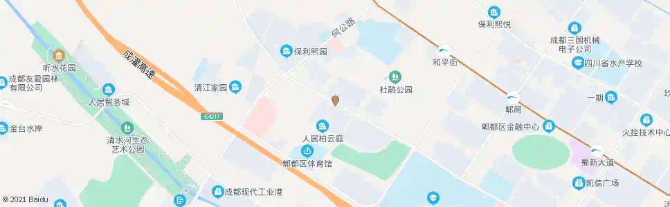 成都中信大道二段_公交站地图_成都公交_妙搜公交查询2024