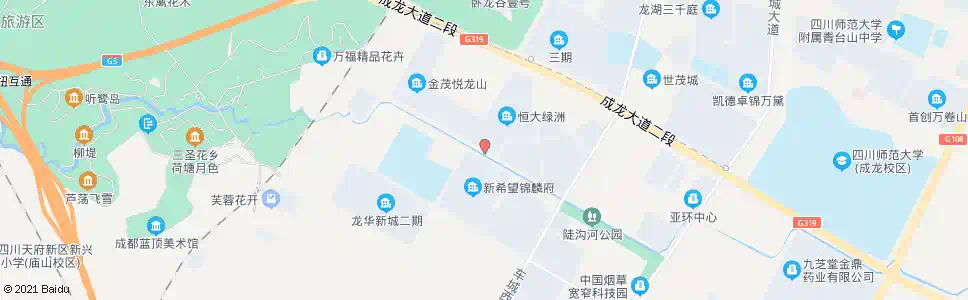 成都恒大绿洲后门_公交站地图_成都公交_妙搜公交查询2024