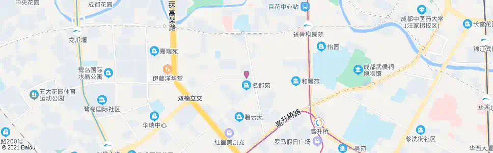 成都双楠路东_公交站地图_成都公交_妙搜公交查询2024