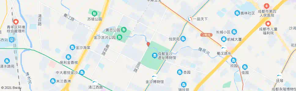 成都金凤路北_公交站地图_成都公交_妙搜公交查询2024