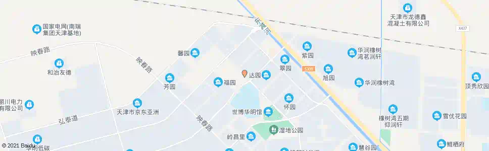 天津翔园_公交站地图_天津公交_妙搜公交查询2024