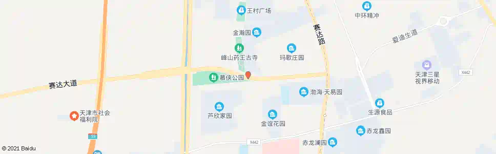 天津峰山药王庙_公交站地图_天津公交_妙搜公交查询2024