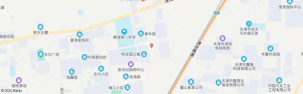 天津东方商业街_公交站地图_天津公交_妙搜公交查询2024