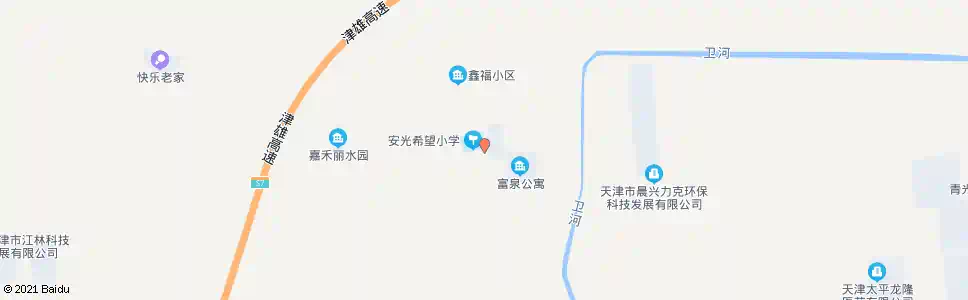 天津安光小学_公交站地图_天津公交_妙搜公交查询2024