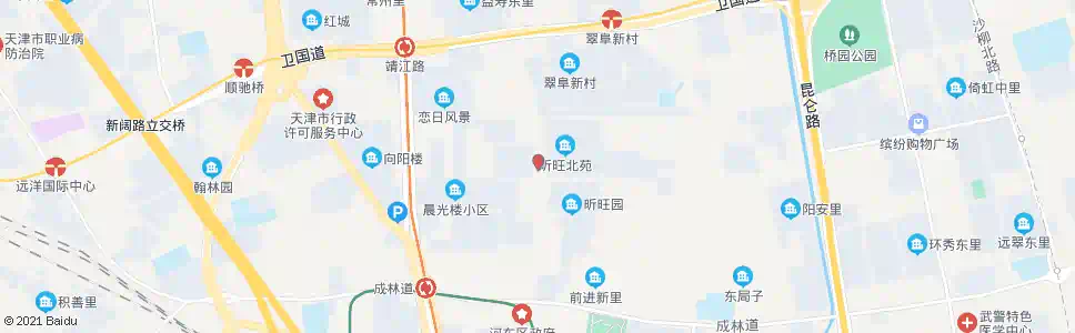 天津晨光道_公交站地图_天津公交_妙搜公交查询2024