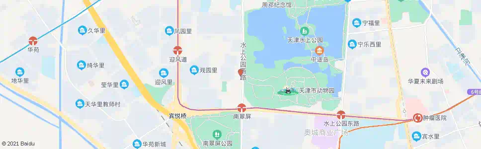 天津仓峰园_公交站地图_天津公交_妙搜公交查询2024