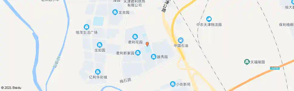 天津越秀园小学_公交站地图_天津公交_妙搜公交查询2024