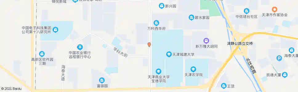 天津海泰南北大街_公交站地图_天津公交_妙搜公交查询2024