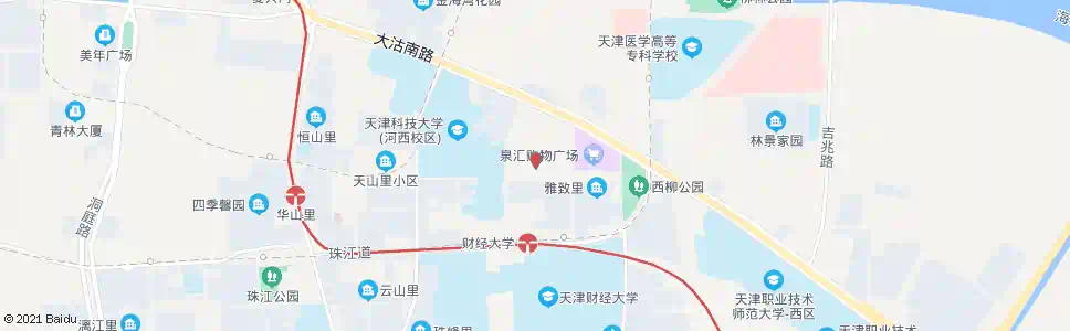 天津东江道风致里_公交站地图_天津公交_妙搜公交查询2024