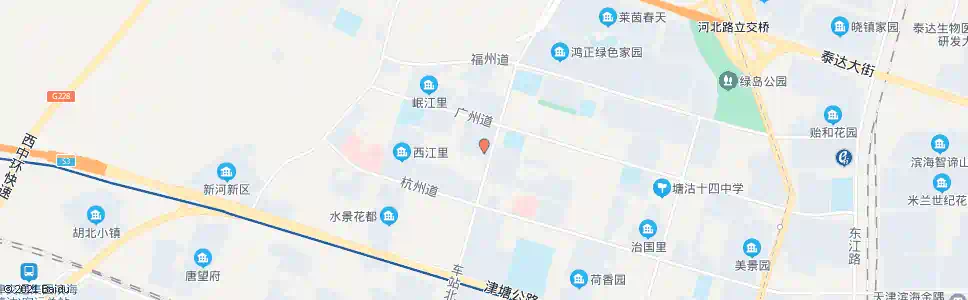 天津湘江里_公交站地图_天津公交_妙搜公交查询2024