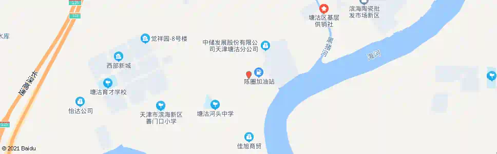 天津陈圈村_公交站地图_天津公交_妙搜公交查询2024