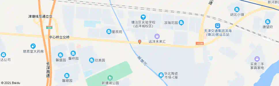 天津菁华新城_公交站地图_天津公交_妙搜公交查询2024