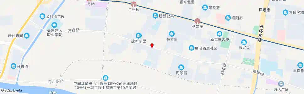 天津建新东里_公交站地图_天津公交_妙搜公交查询2024