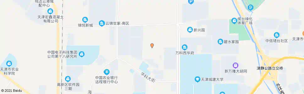 天津华科三路_公交站地图_天津公交_妙搜公交查询2024