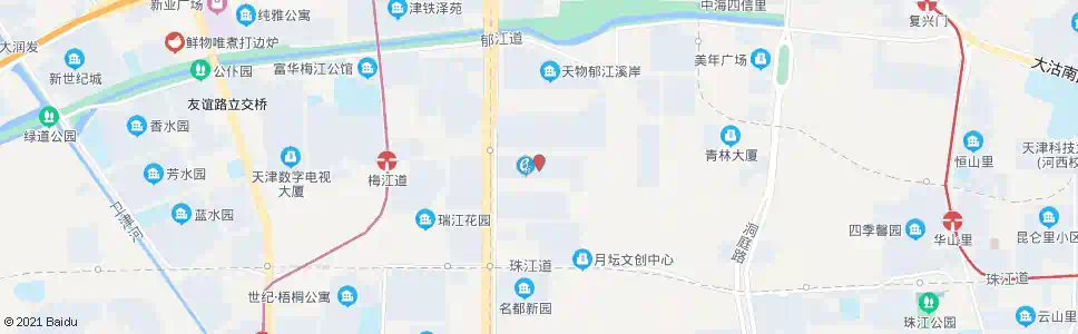 天津珠江装饰城(家纺总汇)_公交站地图_天津公交_妙搜公交查询2024