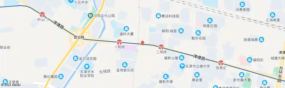 天津变电所路_公交站地图_天津公交_妙搜公交查询2024