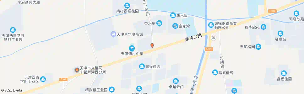 天津傅村路_公交站地图_天津公交_妙搜公交查询2024