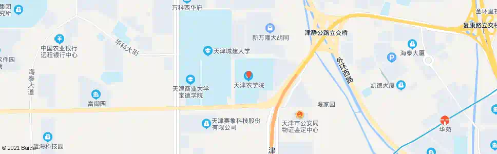 天津农学院_公交站地图_天津公交_妙搜公交查询2024