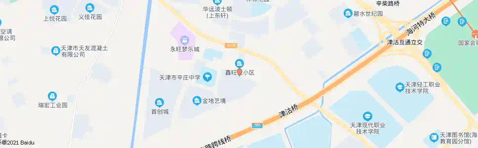 天津鑫旺里_公交站地图_天津公交_妙搜公交查询2024