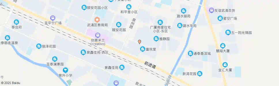 天津富民里北门_公交站地图_天津公交_妙搜公交查询2024