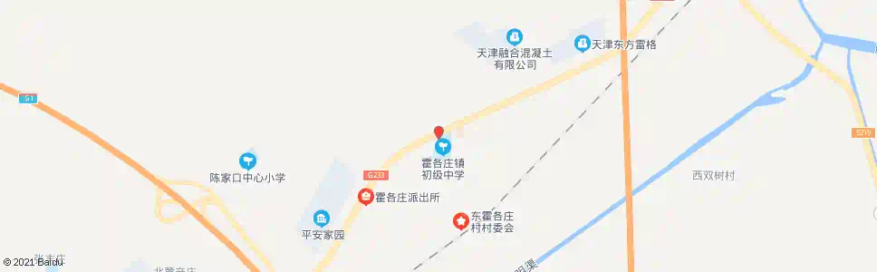 天津霍各庄_公交站地图_天津公交_妙搜公交查询2024