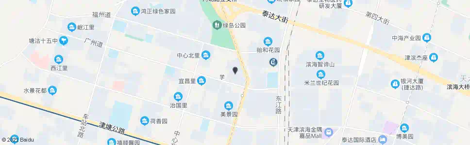 天津康居园_公交站地图_天津公交_妙搜公交查询2024