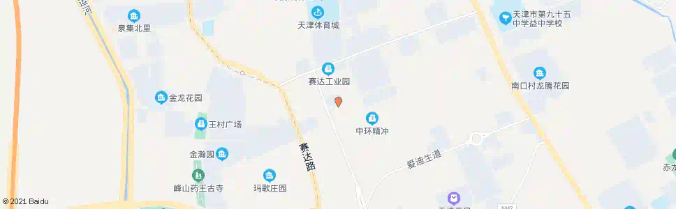 天津西青开发区赛达园_公交站地图_天津公交_妙搜公交查询2024