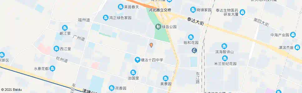 天津中心北里_公交站地图_天津公交_妙搜公交查询2024