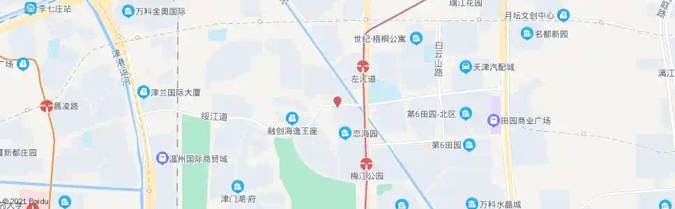 天津恋海园_公交站地图_天津公交_妙搜公交查询2024