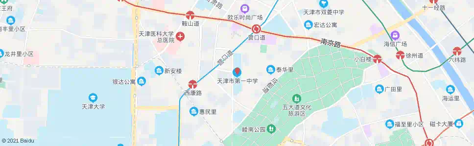 天津县一中_公交站地图_天津公交_妙搜公交查询2024