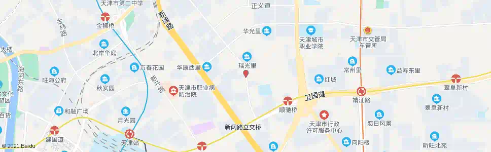 天津井冈山路_公交站地图_天津公交_妙搜公交查询2024