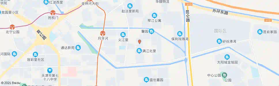 天津开江里_公交站地图_天津公交_妙搜公交查询2024