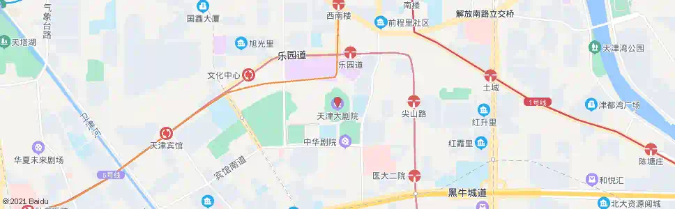 天津大剧院_公交站地图_天津公交_妙搜公交查询2024