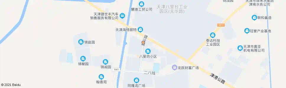 天津八里坊北区_公交站地图_天津公交_妙搜公交查询2024