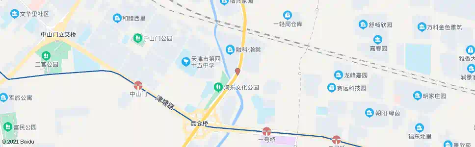 天津月牙河南路_公交站地图_天津公交_妙搜公交查询2024