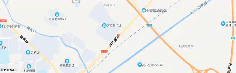 天津高八庄_公交站地图_天津公交_妙搜公交查询2024