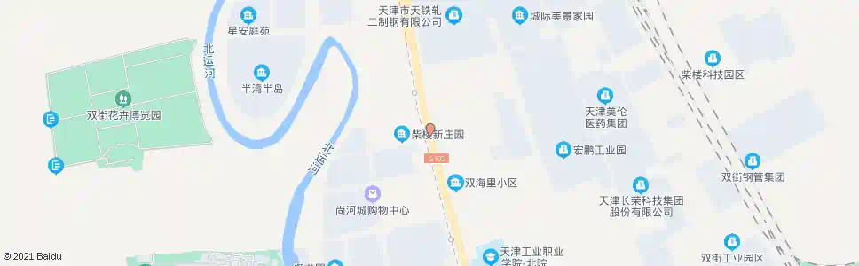 天津柴楼新庄园_公交站地图_天津公交_妙搜公交查询2024