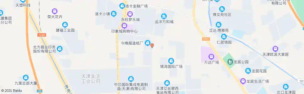 天津业盛道_公交站地图_天津公交_妙搜公交查询2024