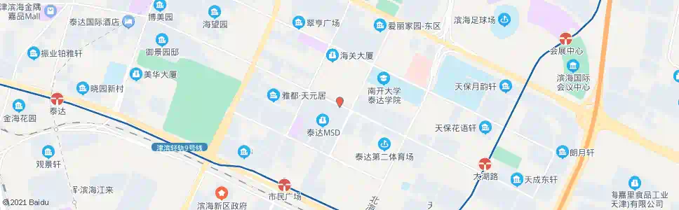 天津滨海伊势丹_公交站地图_天津公交_妙搜公交查询2024