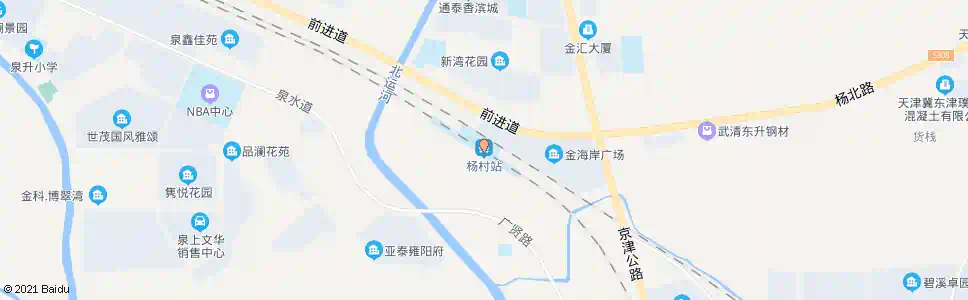 天津武清火车站(杨村火车站)_公交站地图_天津公交_妙搜公交查询2024