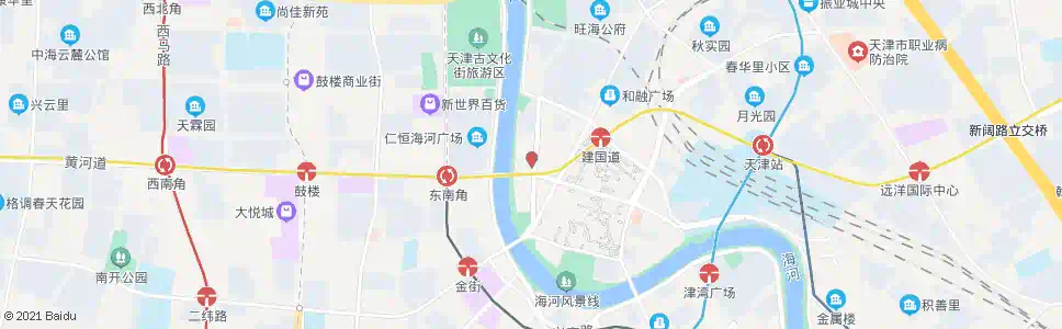 天津建设银行_公交站地图_天津公交_妙搜公交查询2024