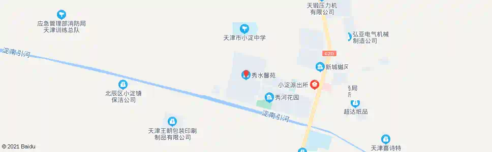 天津秀水馨苑_公交站地图_天津公交_妙搜公交查询2024